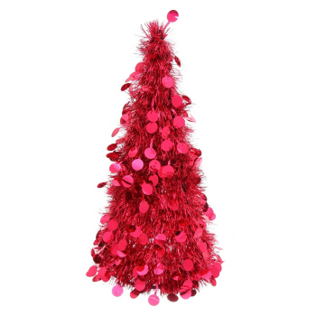 Елка декоративная TINSEL "Изящный блеск" 50 см, Красный