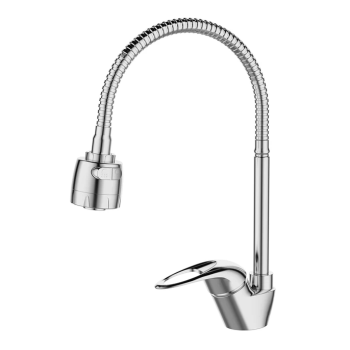 Смеситель для кухни Milardo Meal хром глянцевый, гибкий излив + душевая насадка M05SB2FM05 *1/10