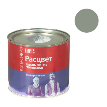 Эмаль алкидная 1.9 кг Расцвет ПФ-115, серая