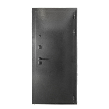 Дверь входная 2050х860х90 мм Дверной континент Брест, правая, серебристый антик/белый