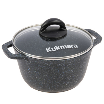 Кастрюля алюмин. антипригарная "Kukmara" "Granit" black 2,5л Стекл.кр. кгч25а *1/3 Кастрюля алюмин. антипригарная "Kukmara" "Granit" black 2,5л Стекл.кр. кгч25а *1/3