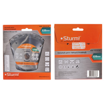 Диск пильный 125*22,2мм 24 зубьев по дереву (9020-125-22-24Т) Sturm *1/50 Диск пильный 125*22,2мм 24 зубьев по дереву (9020-125-22-24Т) Sturm *1/50