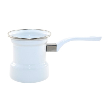 Турка стальн. эмалир. 0,4л d90мм дл.пл.ручка, обод.нерж. без деколи С-4103АП *1/6 Турка стальн. эмалир. 0,4л d90мм дл.пл.ручка, обод.нерж. без деколи С-4103АП *1/6