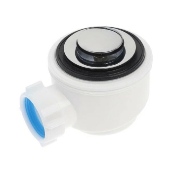 Сифон для душ.поддона 1 1/2**50/60 хром, клик-клак (Е410CL)/(Е450CL)