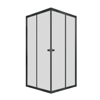 Душевой уголок 90*90*202 Вента-Блэк, квадрат, поддон низкий (2 места+сифонD90мм) *1 Душевой уголок 90*90*202 Вента-Блэк, квадрат, поддон низкий (2 места+сифонD90мм) *1