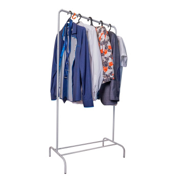 Вешалка напольная "Гардеробная" "Радуга 1" выс.1,5м, шир.0,82м Белый ВНП 298 Б ("ЗМИ") *1