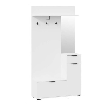 Секция комбинированная Эвита Тип 1 Белый Ясень*1