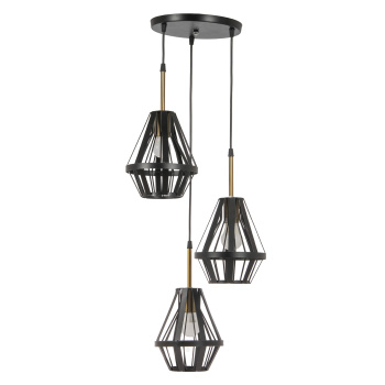 Светильник потолочный подвесной 05586-0.9-03 BK 40Вт Е27 S=18м2 *1