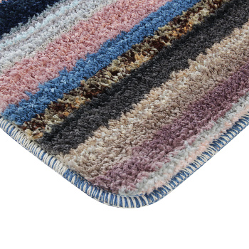 Коврик д/ванной HOZBAT "Полоски" (50см х 80см) цвет МИКС *1/100