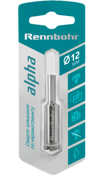Сверло алмазное по керамограниту 4мм Rennbohr арт.676204 *1/50/1000