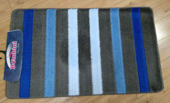 Коврик д/ванной Bombini "Silver" Комплект:(60см х 100см)+д/туалета Св.-голубой SLV 02 *1/25