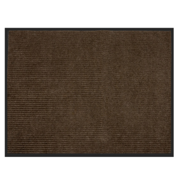 Коврик влаговпитывающий 90*120 см ребристый коричневый "KOVROFF" (арт.20403) *1/6 (ОУ09)