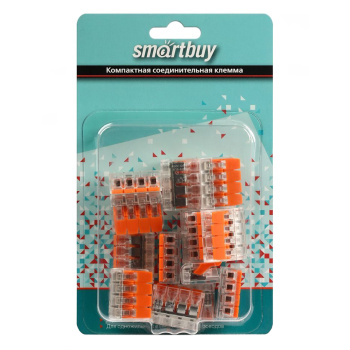 Клемма соединительная 4-х проводная с рычажками (15 уп) SBE-ccwcc-4-гр * 1/35