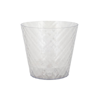 Кашпо пластм. "Manhattan Cristallo" 1,6л d верха 160мм h146мм со вставкой Проз.вода IG671110999*1/20