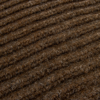 Коврик влаговпитывающий 90*120 см ребристый коричневый "KOVROFF" (арт.20403) *1/6 (ОУ09)