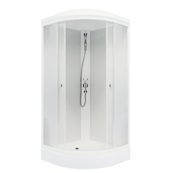 Кабина душевая 90х90х215 см Triton Лайт, низкий поддон, стекло градиент, белый Кабина душевая 90х90х215 см Triton Лайт, низкий поддон, стекло градиент, белый