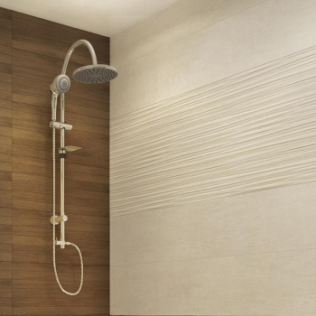 Плитка 60х25 см настенная 1.2 м² Gracia Ceramica Quatra, бежевый, полоски Плитка 60х25 см настенная 1.2 м² Gracia Ceramica Quatra, бежевый, полоски