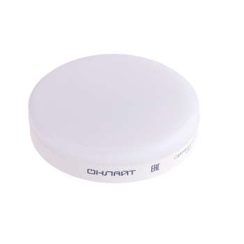 Лампа светодиодная ОНЛАЙТ, GX53, таблетка, 8 Вт, 6500 К, холодный белый