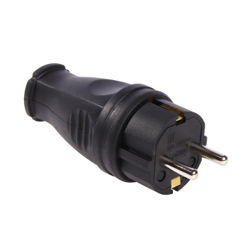 Вилка прямая КАУЧУК Smartbuy 2P+PE 16А 230В IP44 (SBE-16-P07-R) *1/200