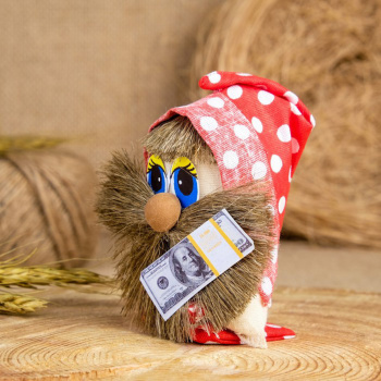 Оберег «Домовой с долларами», будьте здоровы, 10 см, микс 2690109