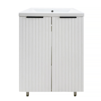 Тумба /BROZEX WOOD/ "Лойт 60" стронг белый (выписывать раковину БЛ322 - COMO 60) *1