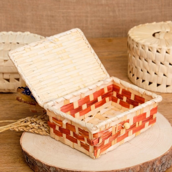 Оберег - шкатулка «Домовой», на сундучке, 12х17х19 см, микс 250934