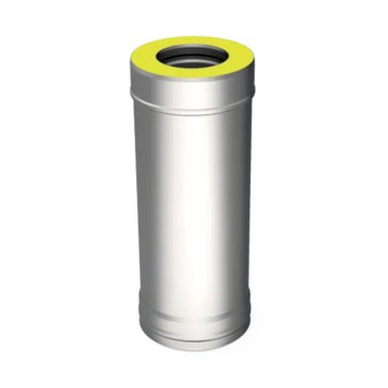 Труба-термо 1,0м, 150х220, AISI 430/430, 0,8мм/0,5мм, (К)(GS) *1