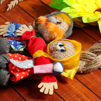 Оберег «Неразлучника», коса изобилия, микс 2405995