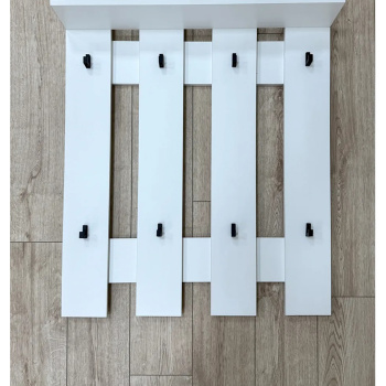 Вешалка настенная №2 БЕЛЫЙ 916х600х200 BROZEX-WOOD*1