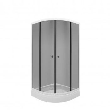 Душевой уголок 90*90*191 А Грей ПД2 поддон низкий, стекло тонированное (3 места+сифон D90) Душевой уголок 90*90*191 А Грей ПД2 поддон низкий, стекло тонированное (3 места+сифон D90)