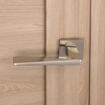 Ручка раздельная НОРА-М 133К, никель матовый