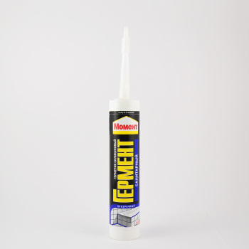 Герметик санитарный 280 мл Момент Гермент, силиконовый, прозрачный