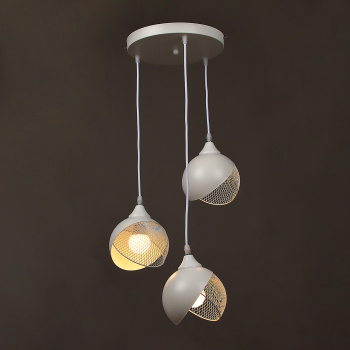 Светильник подвесной N6482/3H WT 3*40W E27 220V (d-360; h-800) S=12м2 VERNER LIGHTING *1