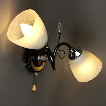 Бра А2224/2W CH+AN E27 2*40Вт (200*150*380)  VERNER LIGHTING *1