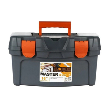 Ящик д/инструмента пластм. "Blocker Master 16" черный/оранжевый BR6004ЧРОР *1/8