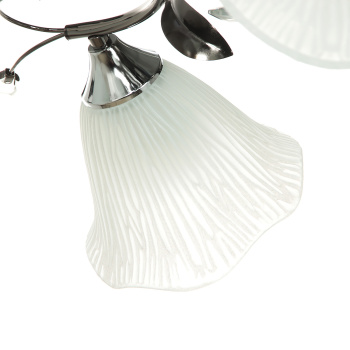 Люстра Verner Lighting А2648/5, 40 Вт, Е27, 5 ламп, черный/хром