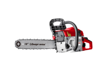 Пила цепная бензиновая 2Т 2,6кВт 52см3 шина45см цепь72зв. шаг0,325" паз1,5мм БП-5218 Энергомаш *1/4 Пила цепная бензиновая 2Т 2,6кВт 52см3 шина45см цепь72зв. шаг0,325" паз1,5мм БП-5218 Энергомаш *1/4