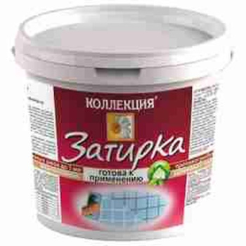Затирка акриловая для швов 0.8 кг КОЛЛЕКЦИЯ, серый
