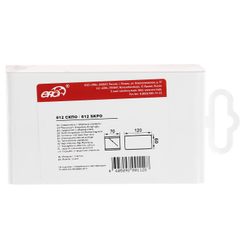 Соединитель воздуховодов плоский 60х120мм 612СКПО (обратный клапан) *1/15