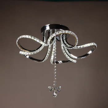 Люстра 8897/130W Chrome 500 мм 3 реж., пульт S=16м2  VERNER LIGHTING *1