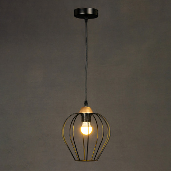 Люстра IL2001-1PA-05 BK ROSE GD 40Вт Е27 S=6м2 *1