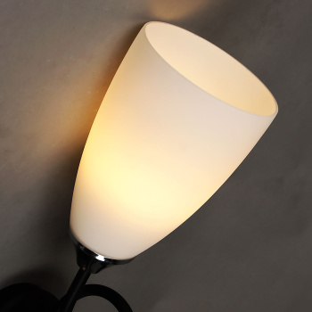 Бра N1684/1W BK+CH E27 1*40Вт (330*170*130) *1