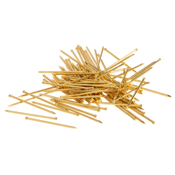 Гвозди финишные 1.4х35 мм BROZEX, 0.1 кг, латунь