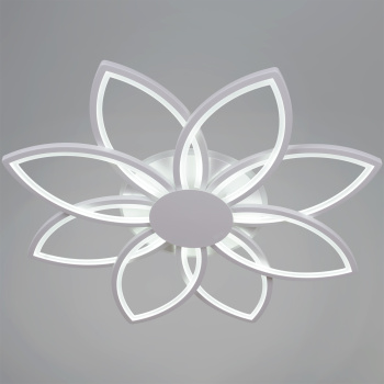 Люстра 09877-0.3-08 WH (RGB) LED ПДУ ИК ПДУ 3000-6200К S=38м2 *1 Люстра 09877-0.3-08 WH (RGB) LED ПДУ ИК ПДУ 3000-6200К S=38м2 *1