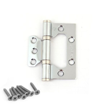 Петля без врезки 75*63*2,5мм ХРОМ CR (комплект 2шт.) AVERS *1/6/48