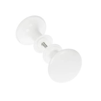 Ручка КНОПКА РК1-7 белая пластмасса  Кунгур *25/250