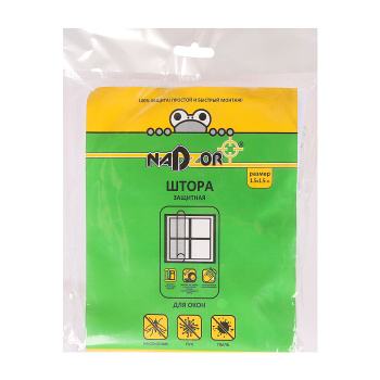 Москитная сетка на окно Nadzor, 1.5х1.5 м, с клейкой лентой, белая Москитная сетка на окно Nadzor, 1.5х1.5 м, с клейкой лентой, белая