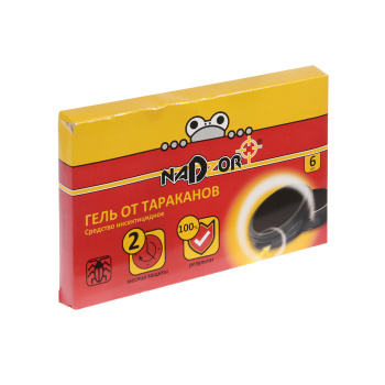 Ловушка от тараканов 6 шт. Nadzor (LOVH002N) *24 Ловушка от тараканов 6 шт. Nadzor (LOVH002N) *24