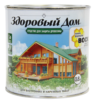Средство для защиты древесины Рябина Здоровый дом 0,8 л Лакра *1/6/576