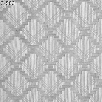 Клеёнка на тканевой основе с тиснением "Шелковый текстиль" 0/583 белая шир.1,35м *20 (Тверь)